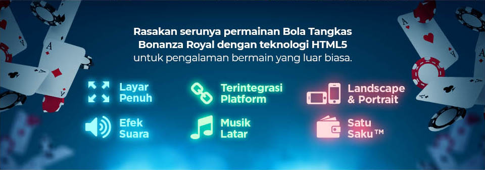 Fitur Bola Tangkas Royal HTML5 Bonanza88